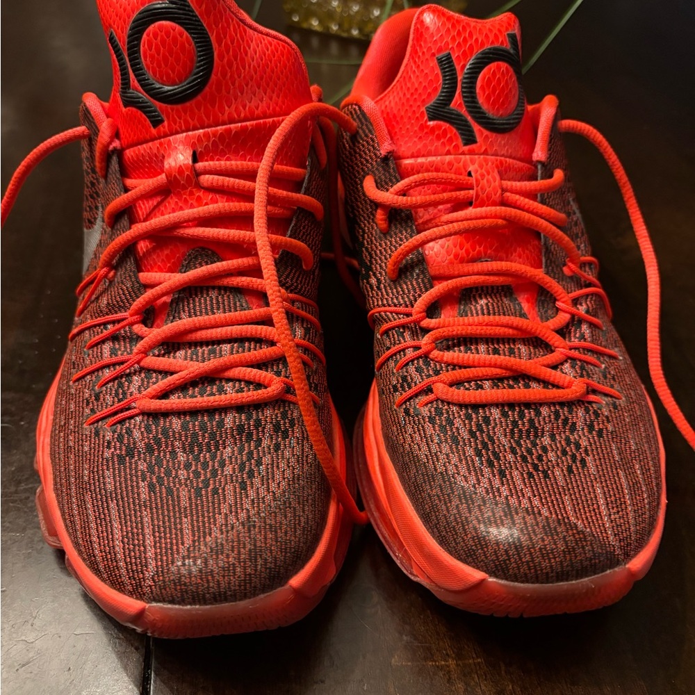 Nike KD Men's Athletic Shoes - Red and Black